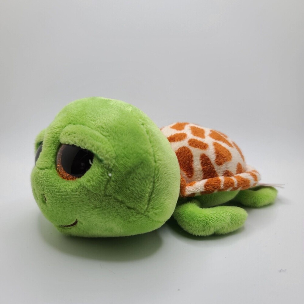 Ty Beanie Boos Buddies Zippy Green Turtle Plush